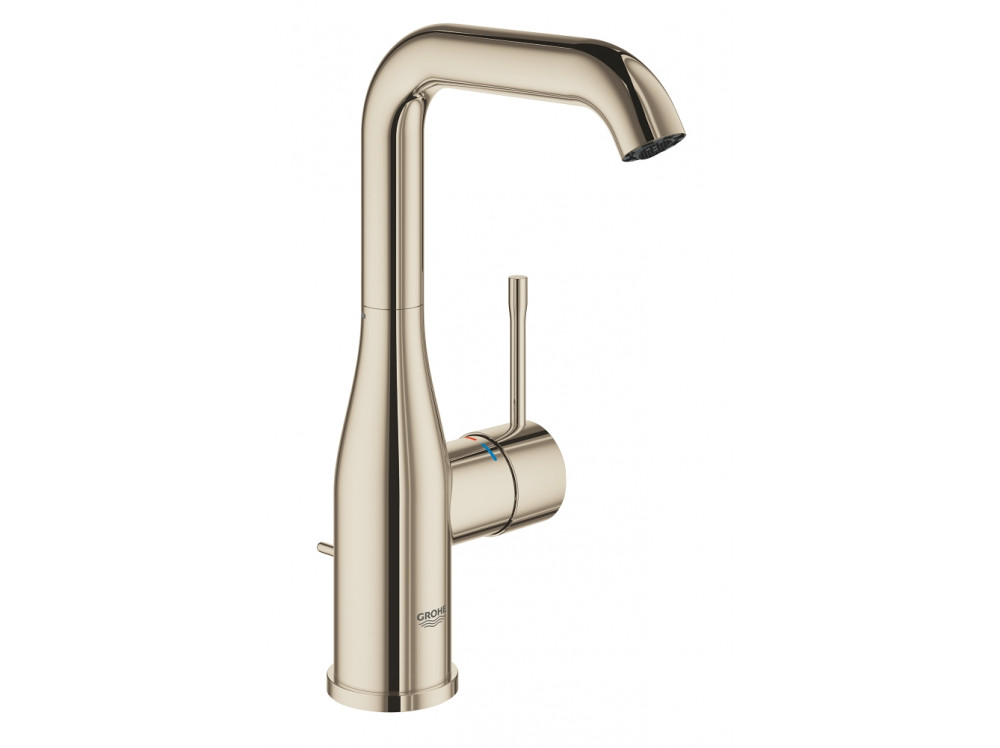 Смеситель для раковины GROHE Essence с донным клапаном, L-Size, никель глянец 24174BE1 в фирменном магазине Grohe