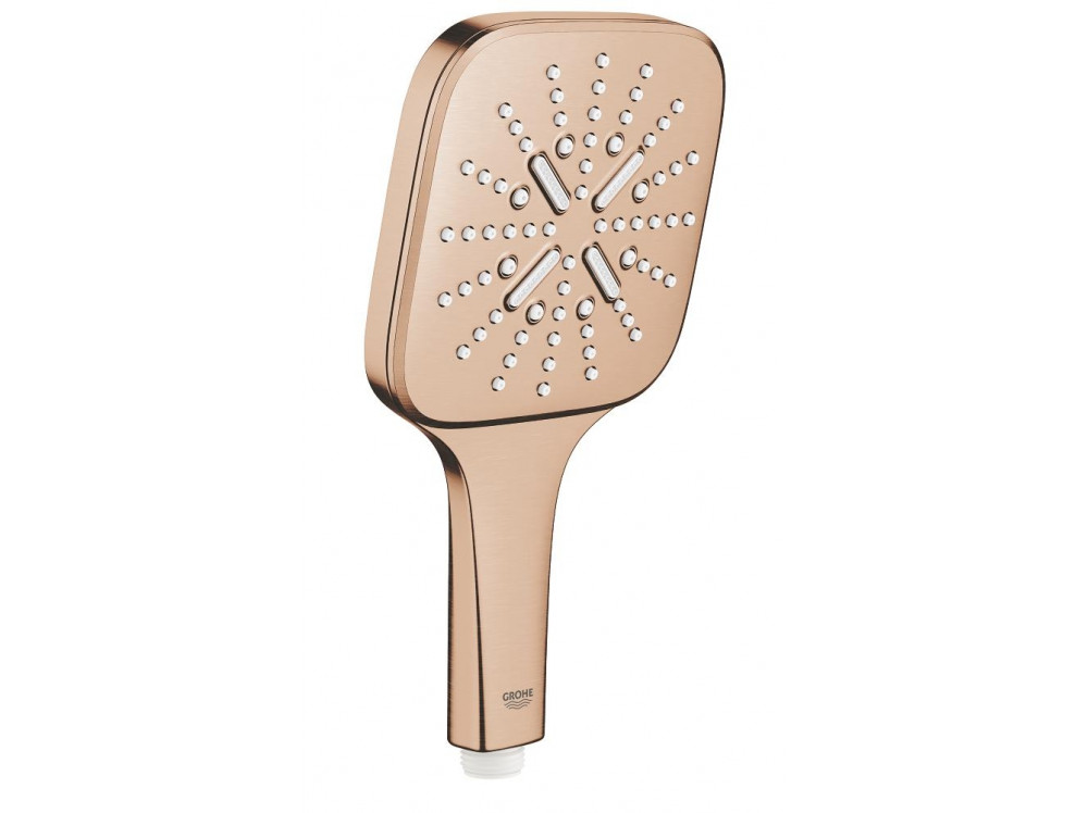 Ручной душ GROHE Rainshower SmartActive 130 Cube. 3 вида струй, теплый закат матовый  26582DL0  в фирменном магазине Grohe