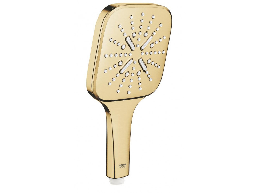 Ручной душ GROHE Rainshower SmartActive 130 Cube, 3 вида струй, холодный рассвет матовый  26582GN0  в фирменном магазине Grohe