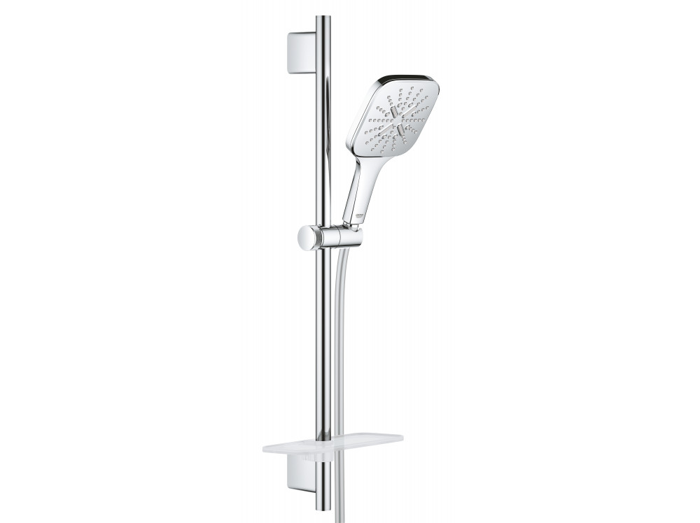 Душевой гарнитур GROHE Rainshower SmartActive 130 Cube, 3 вида струй, хром 26583000 в фирменном магазине Grohe