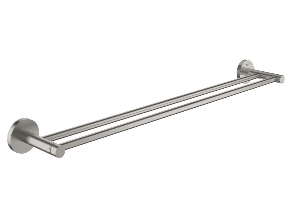Двойной держатель для полотенца GROHE Essentials, 600 мм, суперсталь 40802DC1 в фирменном магазине Grohe