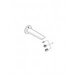 Излив для ванны GROHE BauCosmopolitan, хром 
