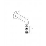 Излив для ванны GROHE BauClassic, хром 