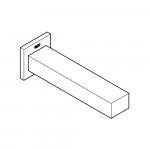 Излив для ванны GROHE Universal Cube, хром 