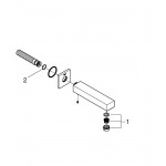 Излив для ванны GROHE Universal Cube, хром 