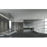 Внешняя часть смесителя для раковины GROHE Allure скрытого монтажа, на 2 отверстия, S-Size, темный графит глянец 
