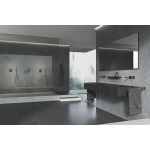 Внешняя часть смесителя для раковины GROHE Allure скрытого монтажа, на 2 отверстия, S-Size, темный графит глянец 