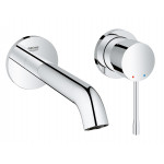 Внешняя часть смесителя для раковины GROHE Essence на 2 отверстия, M-Size, хром 