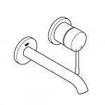 Внешняя часть смесителя для раковины GROHE Essence на 2 отверстия, M-Size, хром 