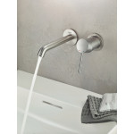 Внешняя часть смесителя для раковины GROHE Essence на 2 отверстия, M-Size, суперсталь 