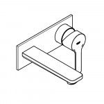 Внешняя часть смесителя для раковины GROHE Lineare на 2 отверстия, хром 