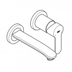 Внешняя часть смесителя для раковины GROHE Eurostyle Cosmopolitan на 2 отверстия, хром 