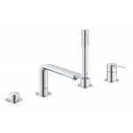 Смеситель для ванны GROHE Lineare на 4 отверстия, на край ванны, хром 