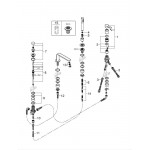 Смеситель для ванны GROHE Lineare на 4 отверстия, на край ванны, хром 