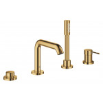 Смеситель для ванны GROHE Essence на 4 отверстия, на край ванны, холодный рассвет глянец 