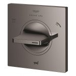 Внешняя часть переключателя потоков GROHE Allure на 3 положения, темный графит глянец 