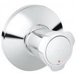 Внешняя часть вентиля GROHE Costa L, красная маркировка, хром 