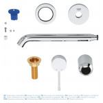 Внешняя часть смесителя для раковины GROHE Essence на 2 отверстия, L-Size, хром 