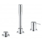 Смеситель для ванны GROHE Essence на 3 отверстия, на край ванны, хром 