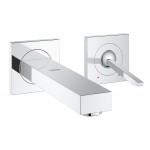Внешняя часть смесителя для раковины GROHE Eurocube Joy на 2 отверстия (излив 170 мм), хром 