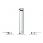 Смеситель для раковины GROHE Allure на 3 отверстия, с донным клапаном, M-Size, хром 