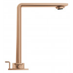 Смеситель для раковины GROHE Allure на 3 отверстия, с донным клапаном, M-Size, теплый закат матовый 