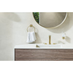 Смеситель для раковины GROHE Allure на 3 отверстия, с донным клапаном, M-Size, холодный рассвет матовый 