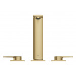 Смеситель для раковины GROHE Allure на 3 отверстия, с донным клапаном, M-Size, холодный рассвет матовый 