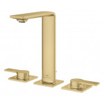 Смеситель для раковины GROHE Allure на 3 отверстия, с донным клапаном, M-Size, холодный рассвет матовый 