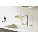 Смеситель для раковины GROHE Allure на 3 отверстия, с донным клапаном, M-Size, холодный рассвет матовый 