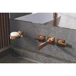 Внешняя часть смесителя для раковины GROHE Allure скрытого монтажа, на 3 отверстия, S-Size, теплый закат матовый 