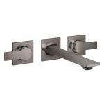 Внешняя часть смесителя для раковины GROHE Allure скрытого монтажа, на 3 отверстия, M-Size, темный графит глянец 