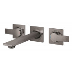 Внешняя часть смесителя для раковины GROHE Allure скрытого монтажа, на 3 отверстия, M-Size, темный графит глянец 