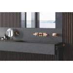 Внешняя часть смесителя для раковины GROHE Allure скрытого монтажа, на 3 отверстия, M-Size, теплый закат матовый 