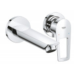 Смеситель для раковины GROHE BauLoop скрытого монтажа на 2 отверстия, в комплекте с монтажной частью, хром