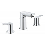 Смеситель для раковины GROHE BauEdge на 3 отверстия, хром (20473001)