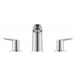 Смеситель для раковины GROHE BauEdge на 3 отверстия, хром (20473001)