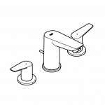 Смеситель для раковины GROHE BauEdge на 3 отверстия, хром (20473001)