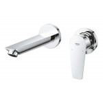 Смеситель для раковины GROHE BauEdge скрытого монтажа на 2 отверстия, в комплекте с монтажной частью, хром 