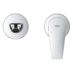 Смеситель для раковины GROHE BauEdge скрытого монтажа на 2 отверстия, в комплекте с монтажной частью, хром 