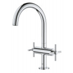 Смеситель для раковины GROHE Atrio двухвентильный, хром 