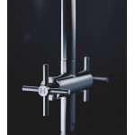 Смеситель для раковины GROHE Atrio двухвентильный, хром 