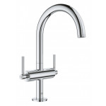 Смеситель для раковины GROHE Atrio двухвентильный, хром 