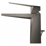 Смеситель для раковины GROHE Allure Brilliant с донным клапаном, темный гарфит матовый 