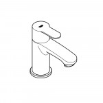 Вентиль для раковины GROHE Eurostyle Cosmopolitan, без функции смешивания, хром 