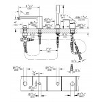 Смеситель для ванны GROHE Eurostyle Cosmopolitan на 4 отверстия, на край ванны, хром 
