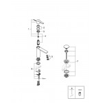 Смеситель для раковины GROHE Lineare, S-Size, хром 