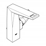 Смеситель для раковины GROHE Allure Brilliant с донным клапаном, высокий излив, хром 