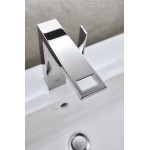 Смеситель для раковины GROHE Allure Brilliant с донным клапаном, высокий излив, хром 