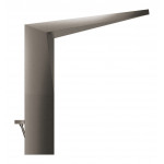 Смеситель для раковины GROHE Allure Brilliant с высоким изливом, с донным клапаном, темный графит матовый 